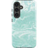 Mint Marbling Galaxy S25 Impact Case